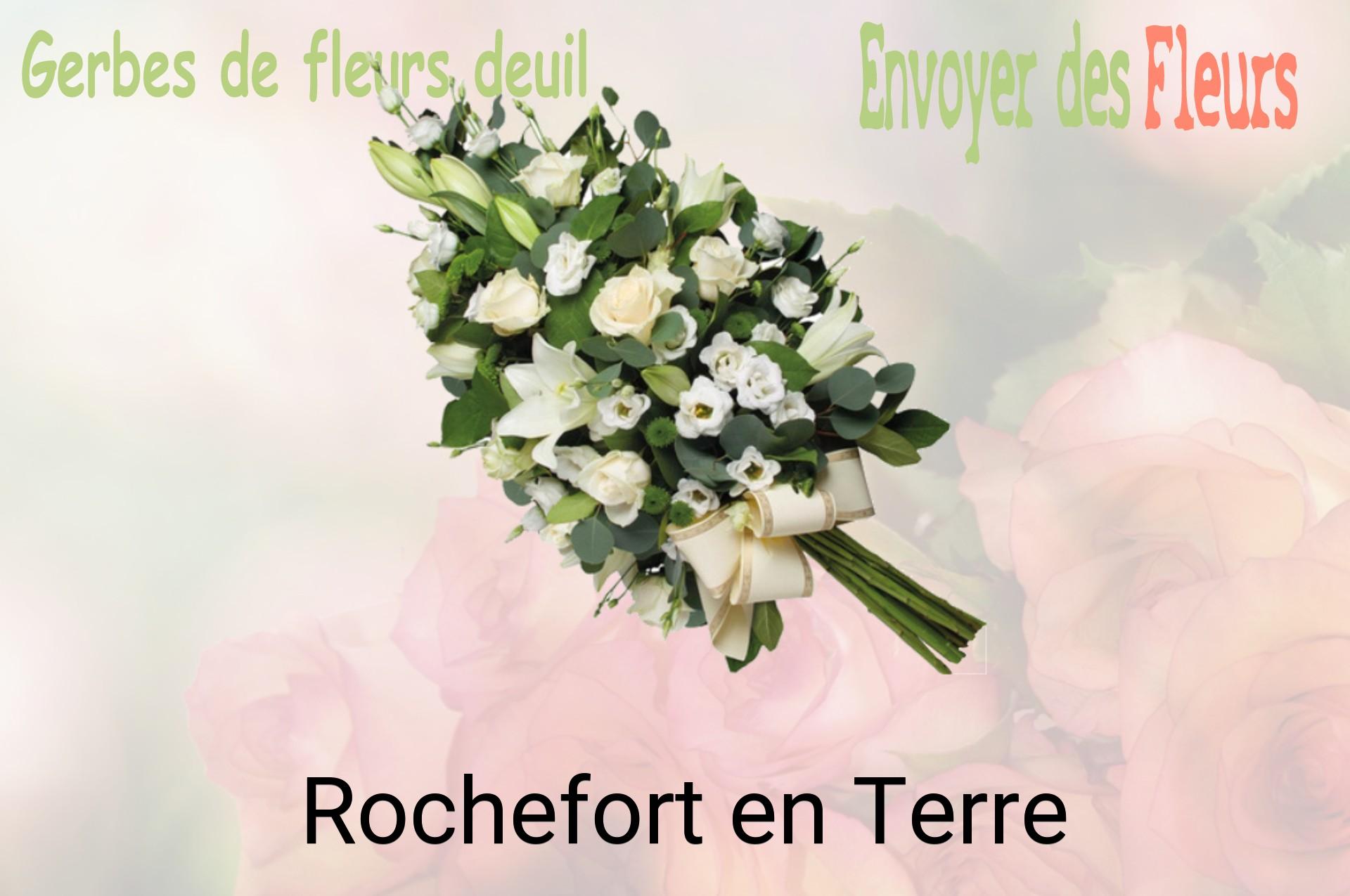Gerbe de fleurs de deuil livrée à Rochefort-en-Terre